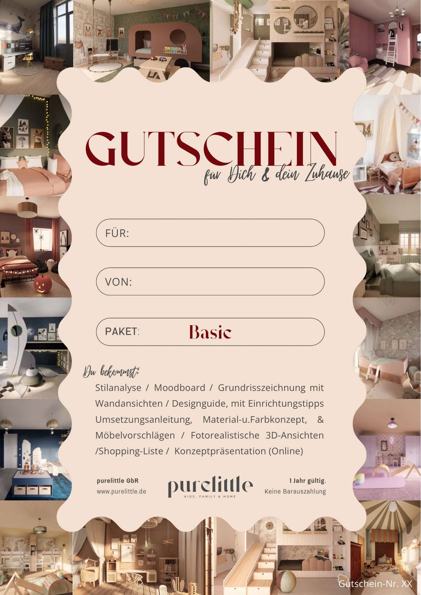 Gutschein Interior-Design-Service „Basic“